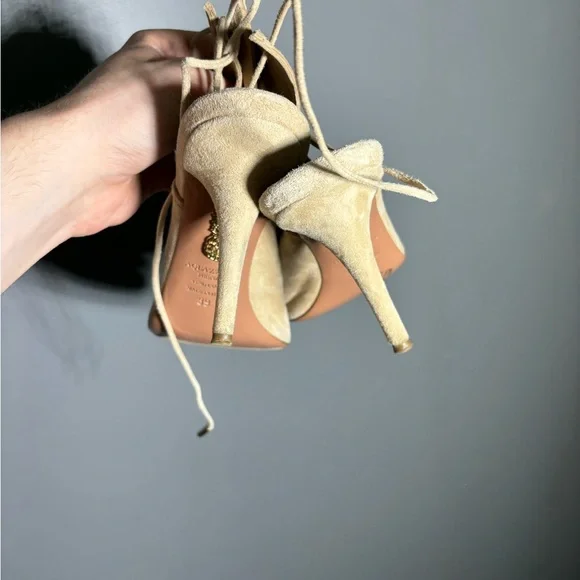 Aquazzura Sexy Thing Suede Pumps Size EU 39 - Picture 5 of 7